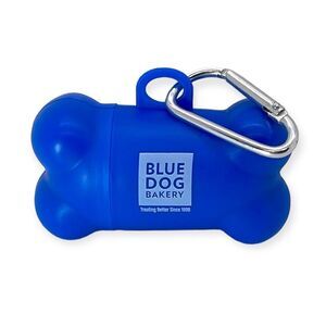NWT Blue Dog Bakery Dog Poop Bag Dispenser & Clip (Includes Bags)